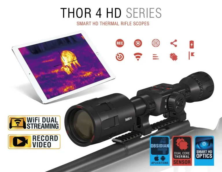 ATN ThOR 4 640 2.5-25X50 Smart HD Thermal Riflescope