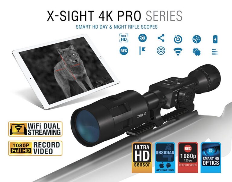ATN X-Sight-4k 5-20x Day-Night Digital Hunting Rifle Scope